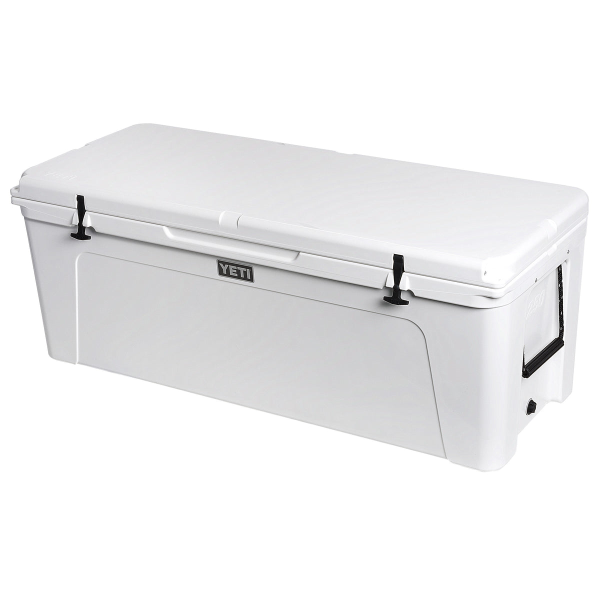 YETI Tundra 250, White, three-quarter view