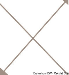 Kromattu messinkinen kannen täyteaine avaimella