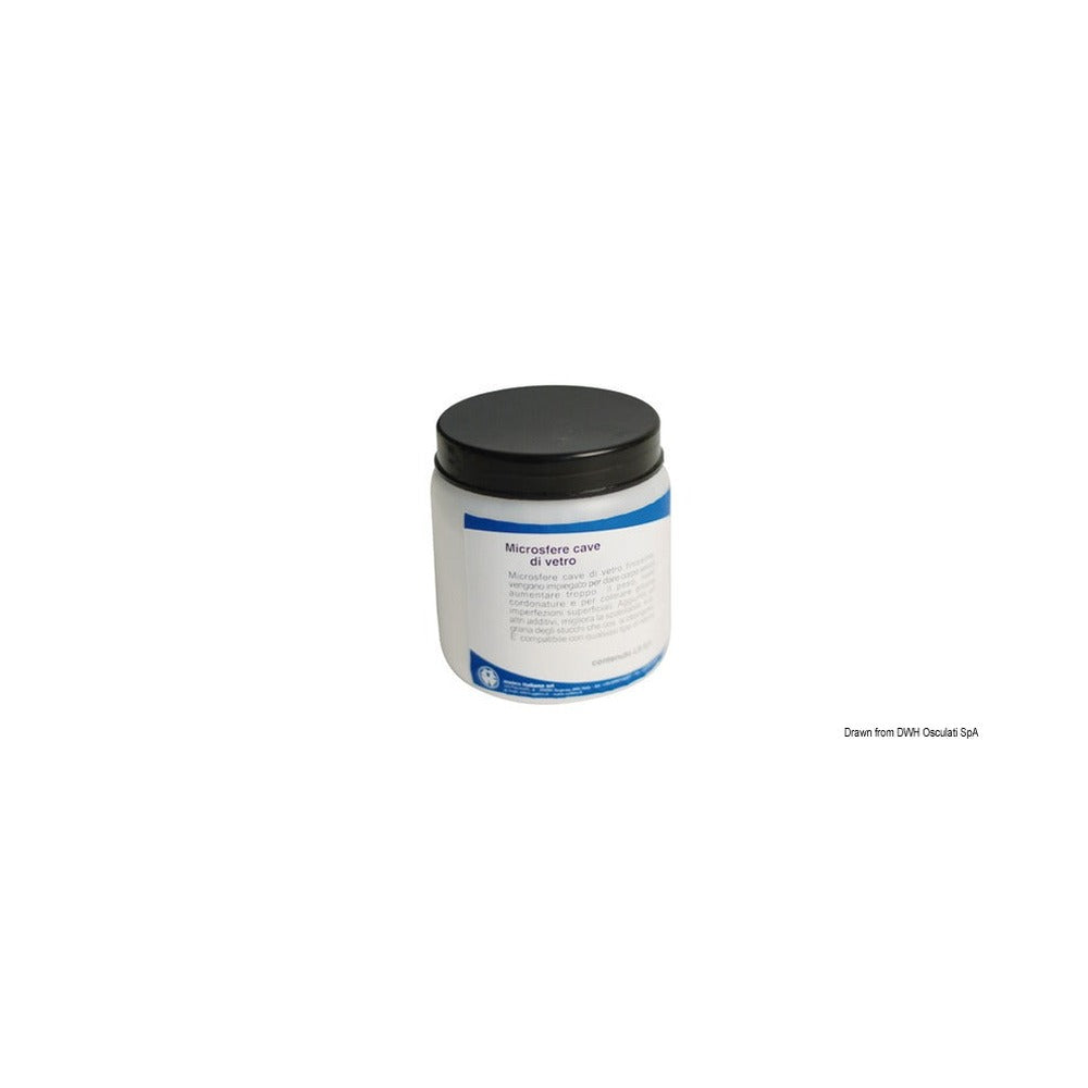 Glass hollow microspheres for lamination