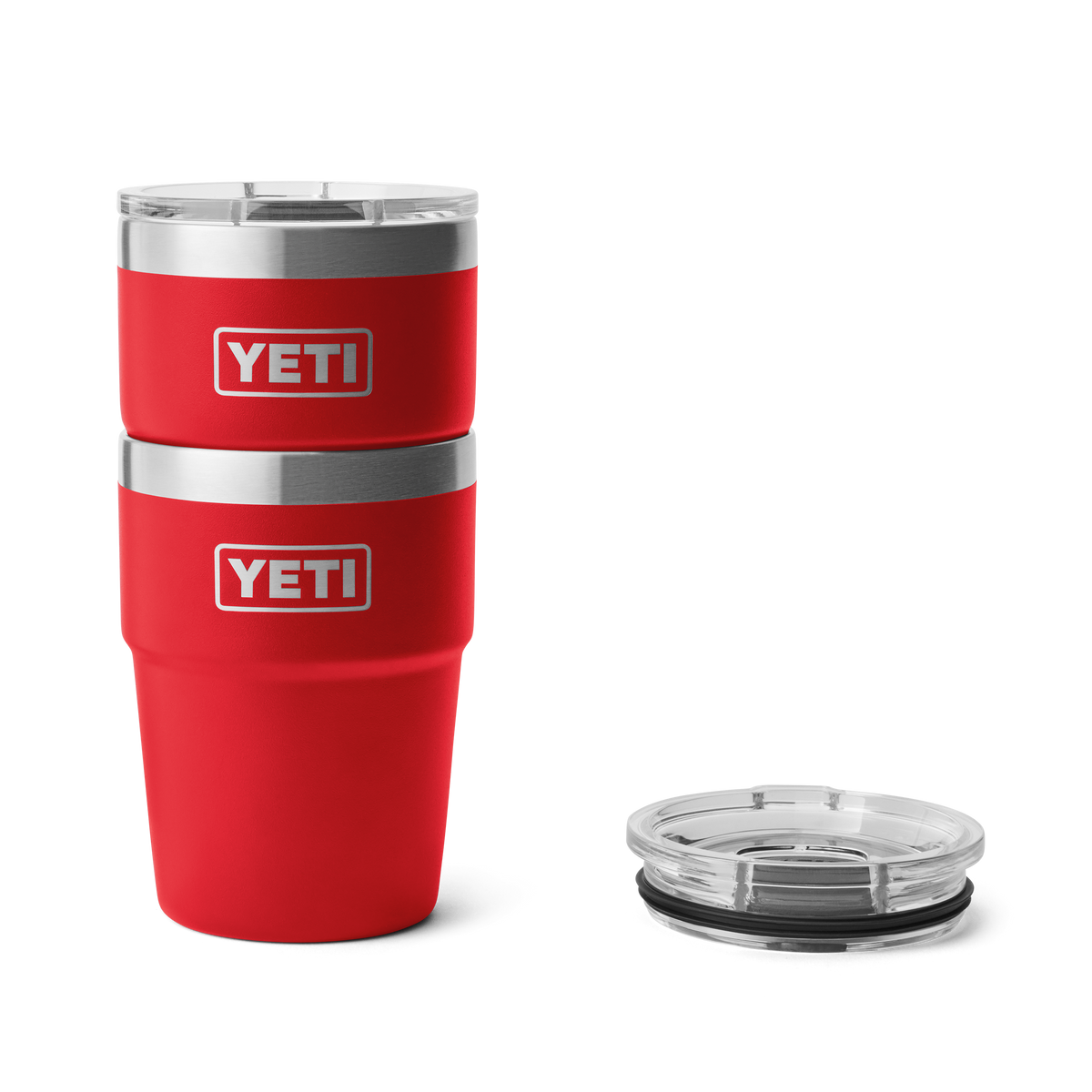 YETI Rambler 16 oz STK MS Rescue Red front view primary b
