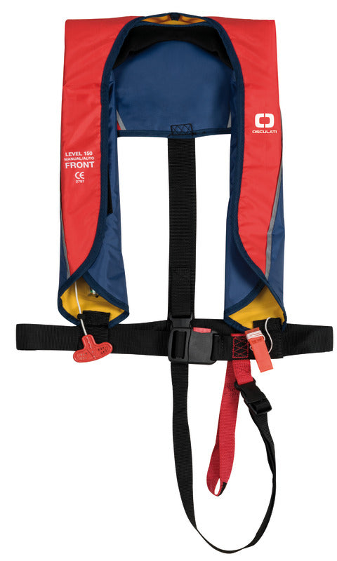 Junior self-inflatable lifejacket 1MAJ 150 N (omologato EN ISO 12402-3)