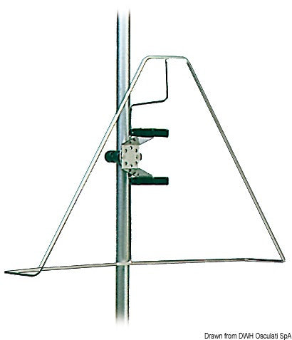 Brackets for horseshoe lifebuoys