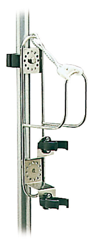 Stainless steel bracket for ring lifebuoys