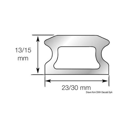 LEWMAR drilled track