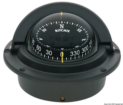 RITCHIE Voyager 3'' (76 mm) kompassit kompensaattoreilla ja yövalaistuksella