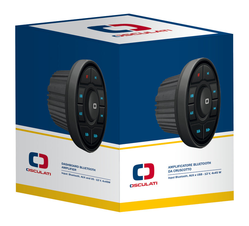 Osculati Bluetooth dashboard amplifier 4 × 45 W