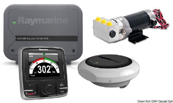 RAYMARINE-sisä-/ulkomoottoriohjaamon autopilotit
