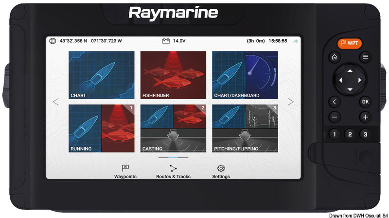 RAYMARINE Element HV 7", 9", 12" luotain