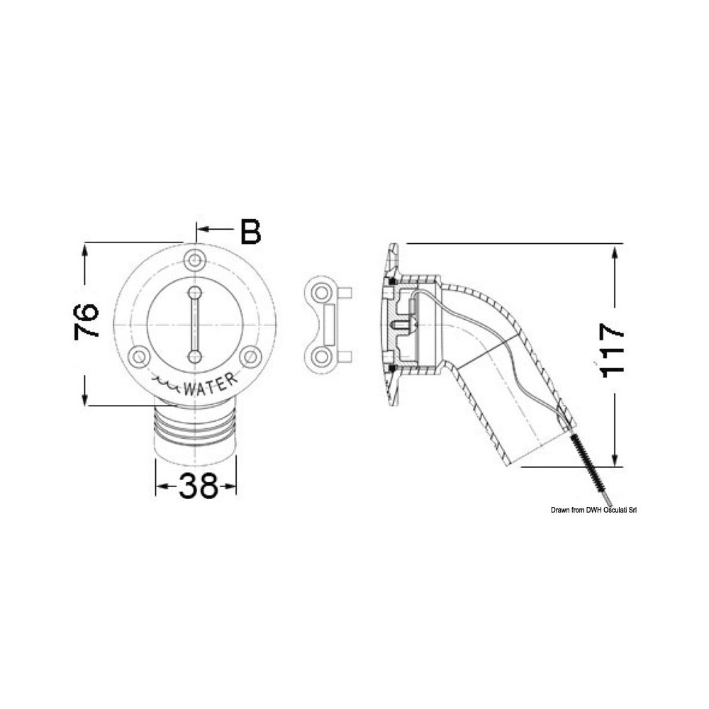 Flush-mount deck filler