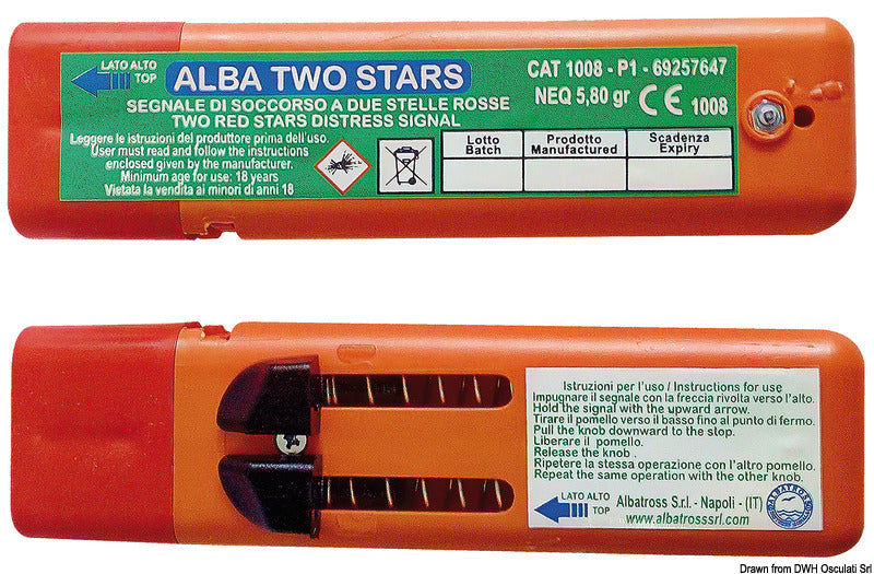 ALBA hätäsignaali, 2 tähteä