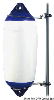Foldable stainless steel fender-holder