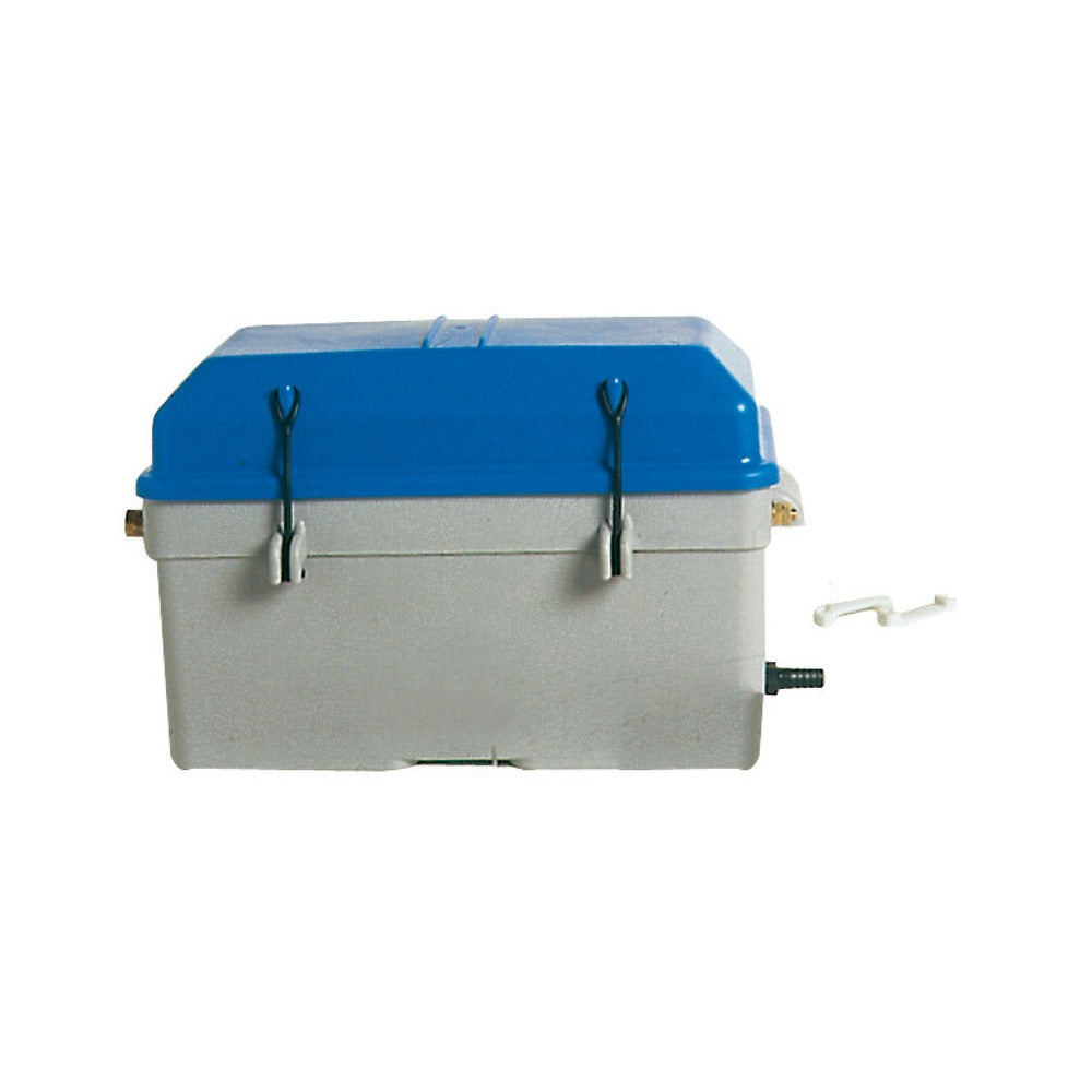Battery box, watertight with ventilation