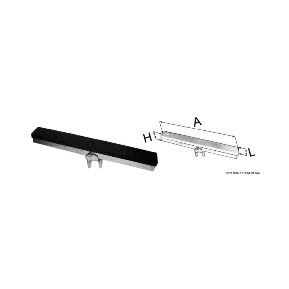 Reinforced rubber support