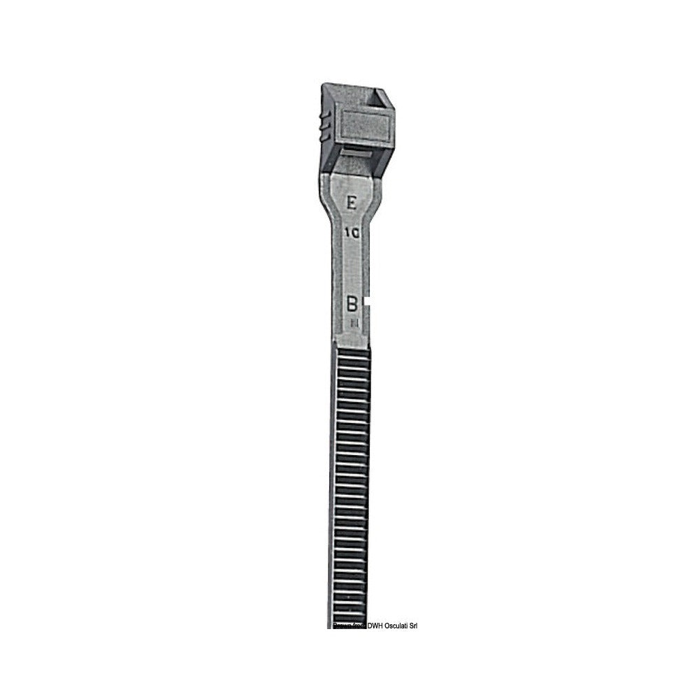 Flat head Belturing Plus technopolymer tie with hi