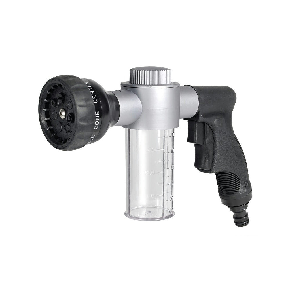 Spray hose with 7 jet types