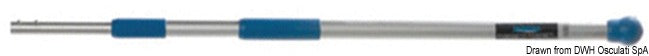 YACHTICON telescopic handle made of aluminium with QuickRelease hook
