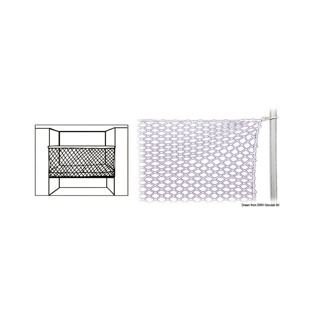 Berth protection netting made of nylon