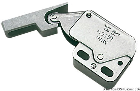 Skåpdörrens snäpplås