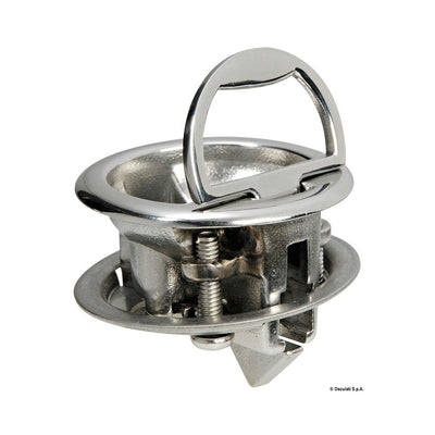 Lock for small hatches/flush pulls