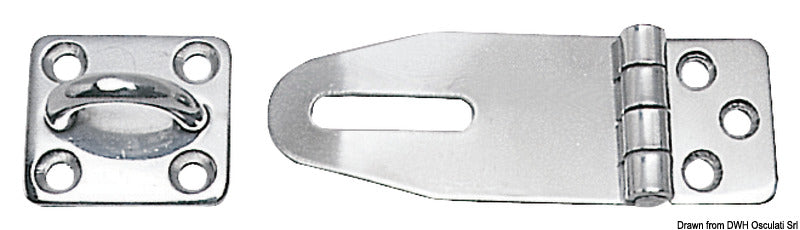 Hasp och bygel för tung användning