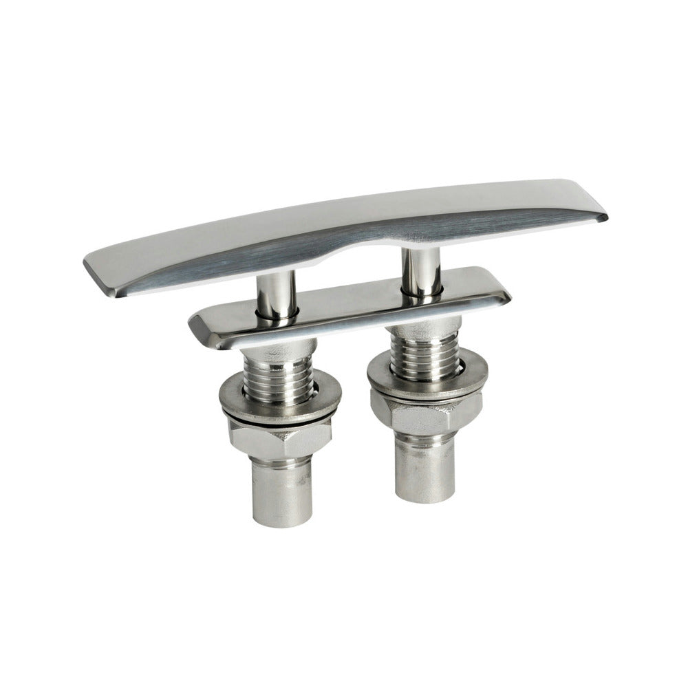 Flat push-up cleat, extra-low profile