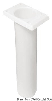 UV-stabilized polyethylene fishing rod holder