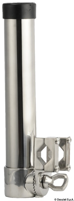 Fishing rod holder with clamp