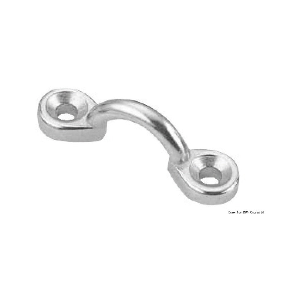 Stainless steel flush-mount eye bridge