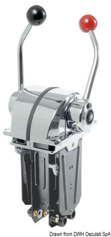 Matalaprofiilinen yhden vivun ohjausyksikkö