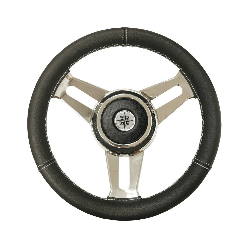 Steering wheels with stainless steel spokes