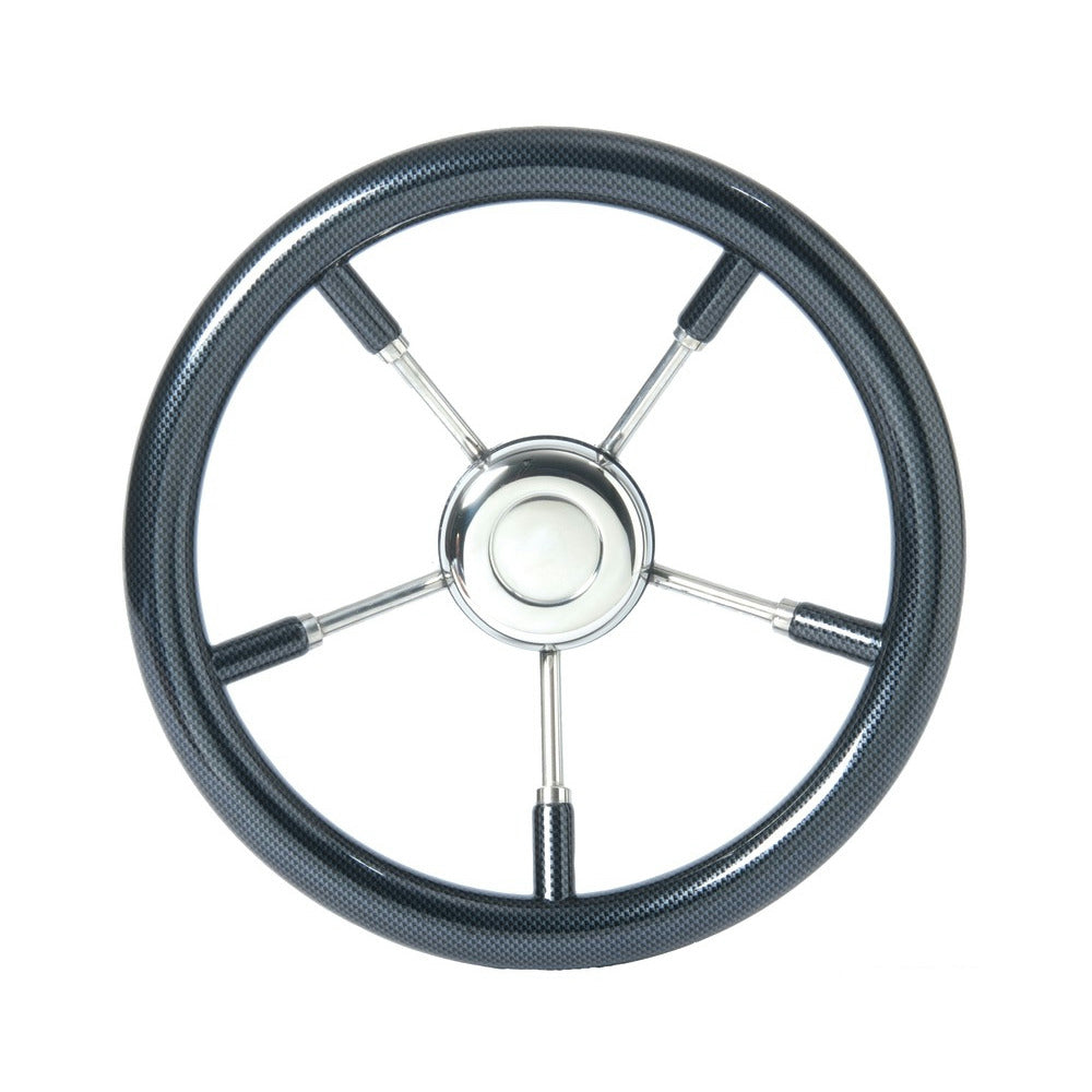 Steering wheels with stainless steel spokes