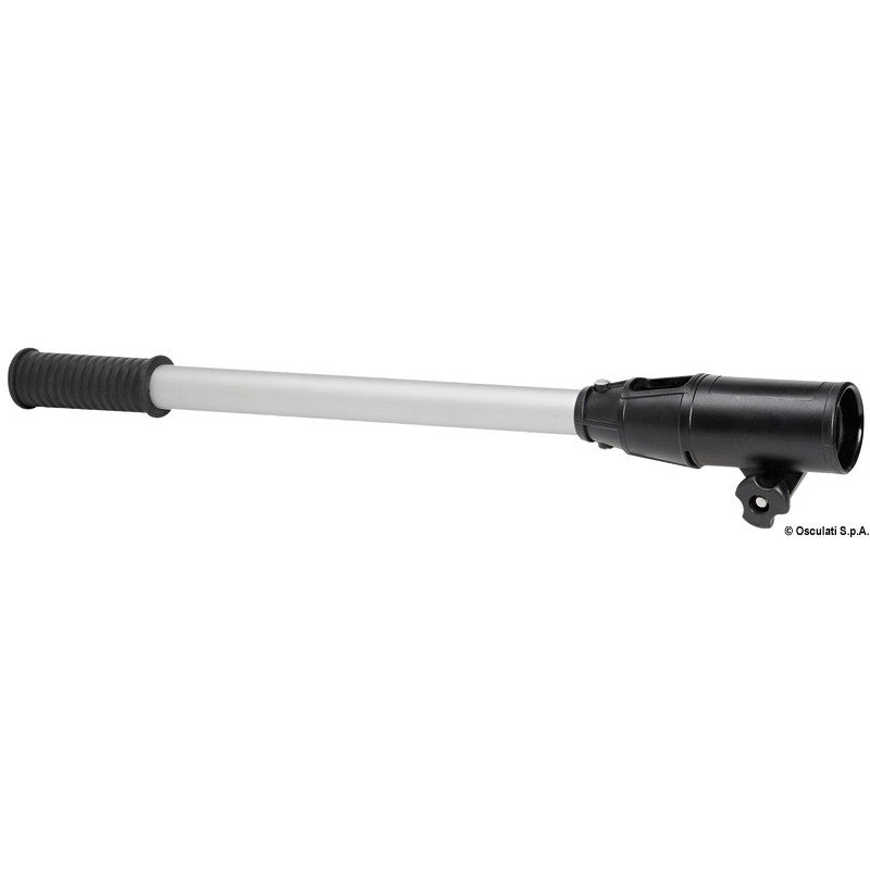 Extension rod for outboard engine steering