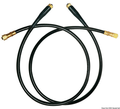 Kit including 2 high-resistance reinforced hoses, already jointed for double cylinder and double engine connection