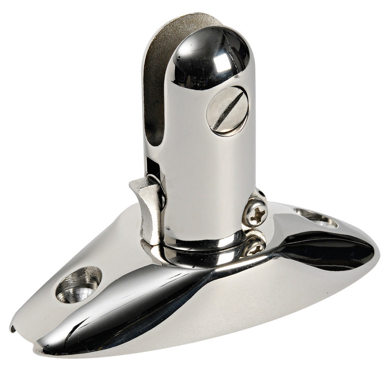 Snap base for biminis or awnings