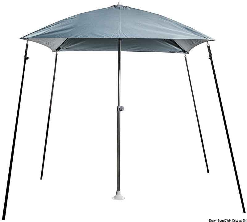 Parasol folding sun umbrella, for boats