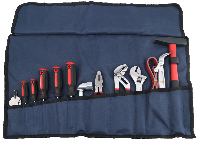 Folding case with tools