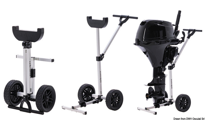 ODESEA TX-65 motorstativ med hjul och hopfällbart