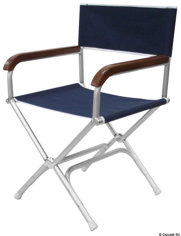 Anodized aluminium Director's folding chair