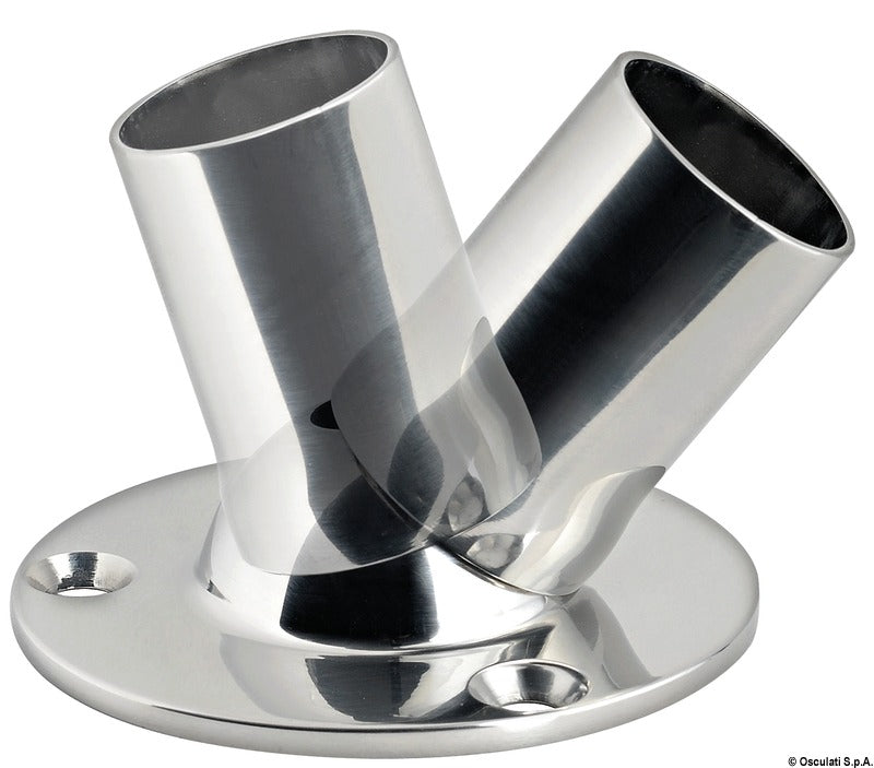 Swiveling ball joint for platforms, gangplanks, awnings, outboard engine brackets