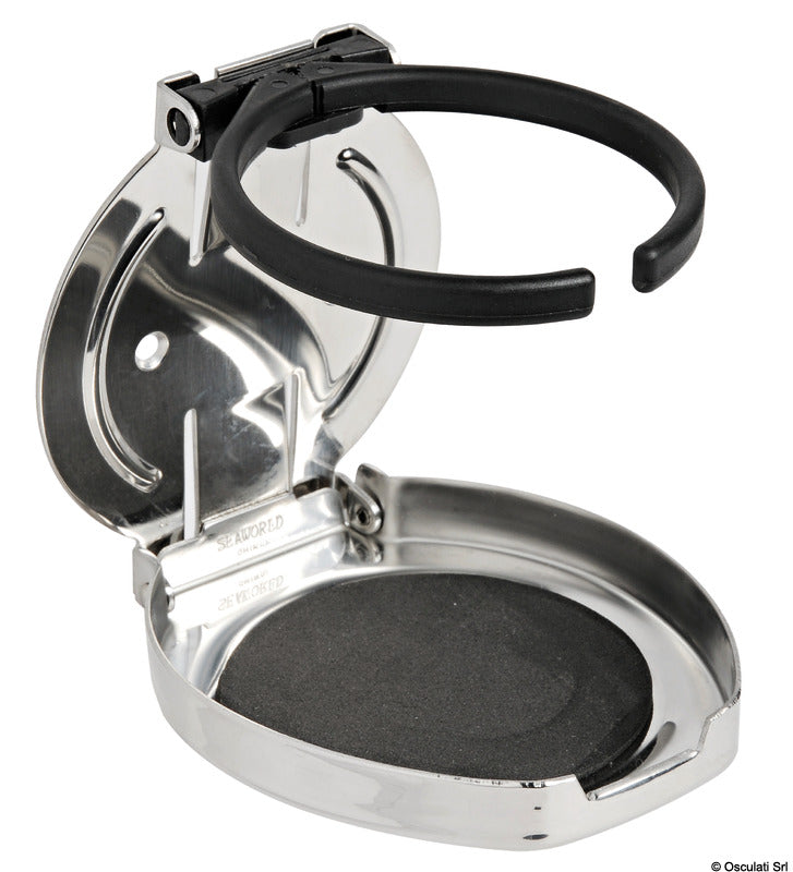 Foldable glass and can holders