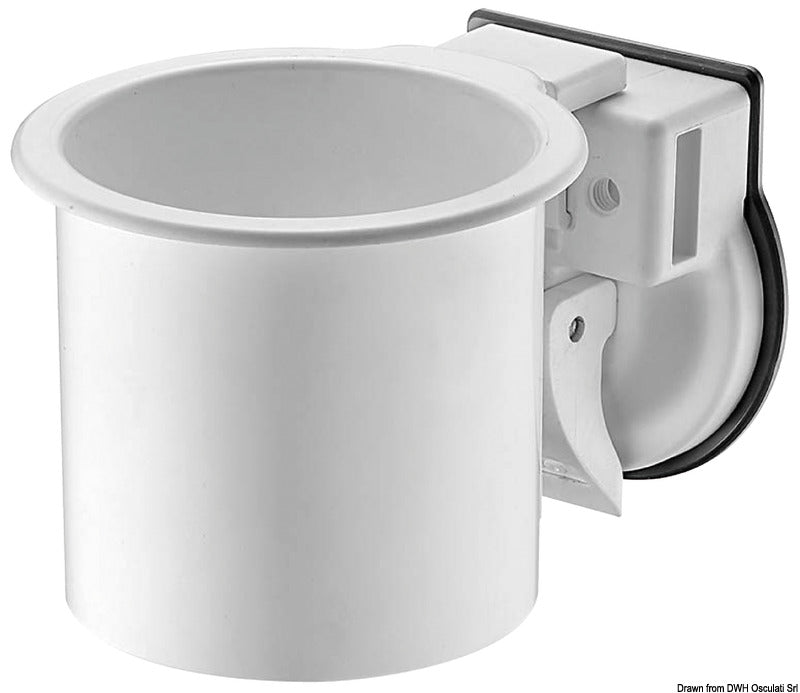 Glass holder with suction cup