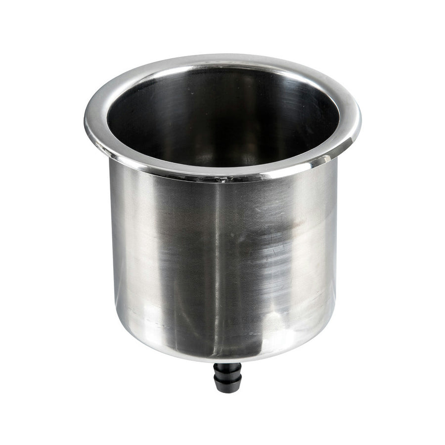 Inox Delux Slim steel glass/can holder
