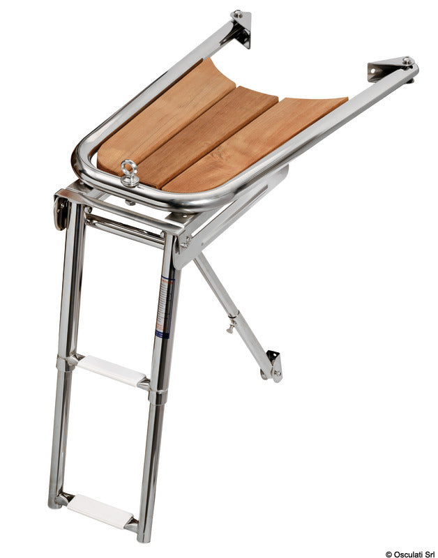 Dolphin striker with 2- and 3-step telescopic ladder