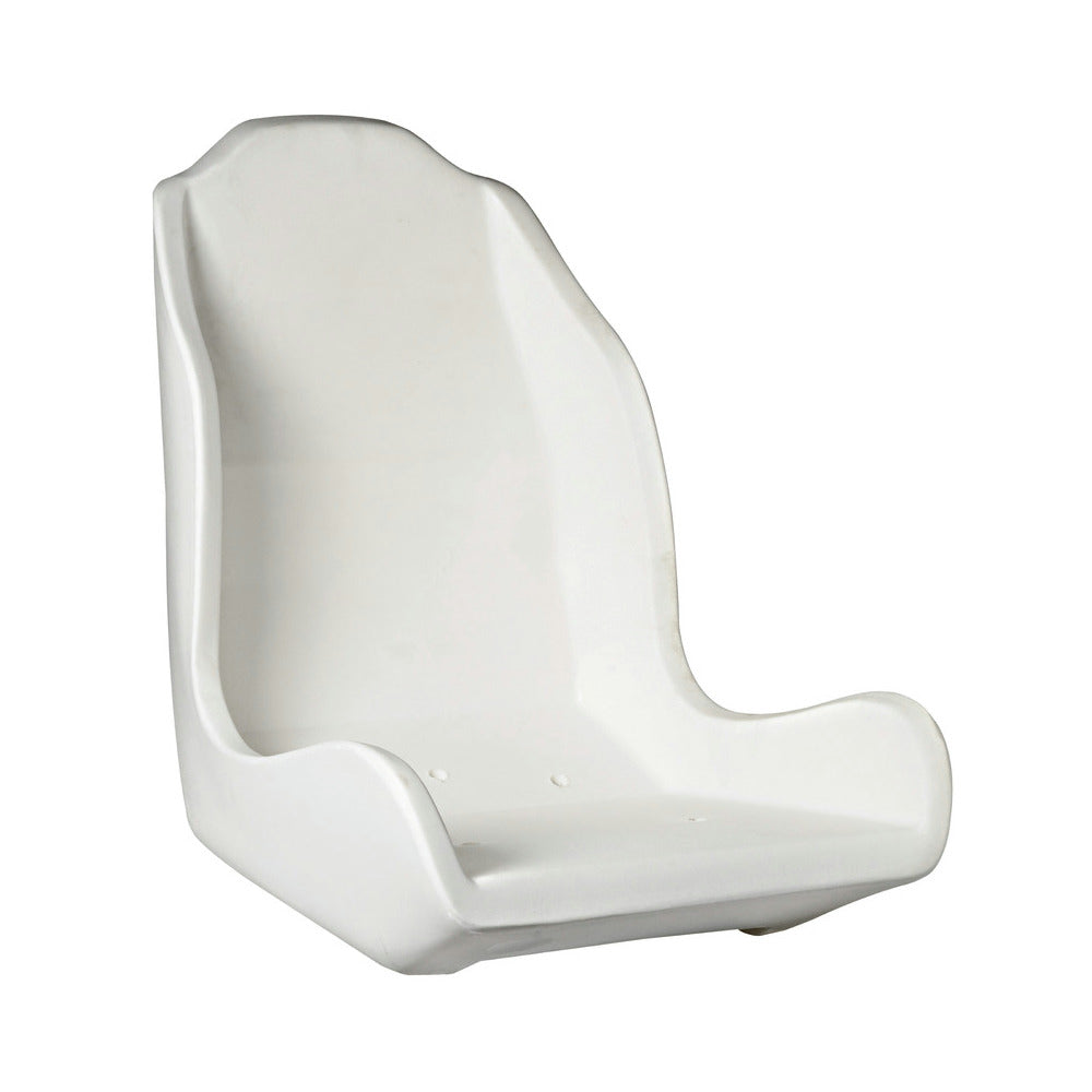 Ergonominen ohjaajan istuimen runko — rotoformattu HDPE (660 × 610 × 508 mm)