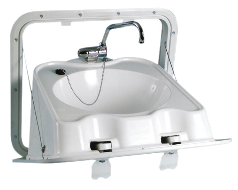 ABS wall foldable sink