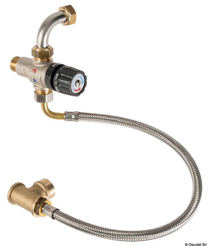 Thermostatic mixer for water heaters