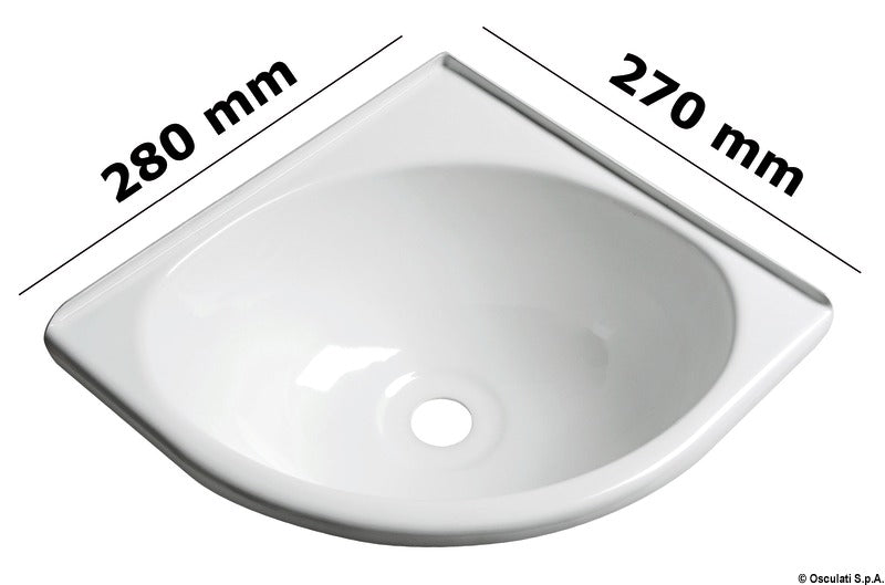 Angle sink