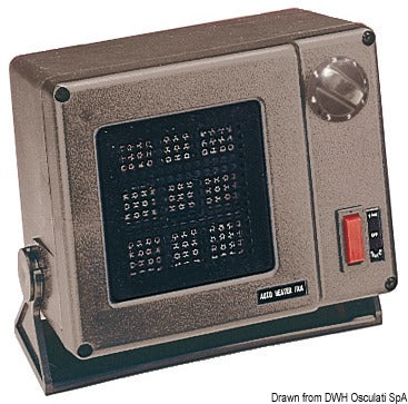 Electronic forced-air heater