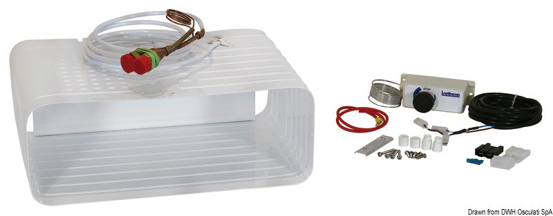 Förångare med snabbkoppling och termostat för anslutning till 50.932.00/02