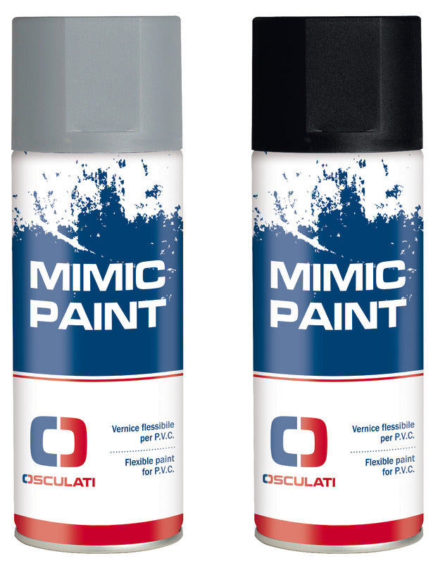 Mimic Paint -spraymaali PVC:n uusimiseen tai lokasuojien uusimiseen/uudelleenpinnoitusta varten